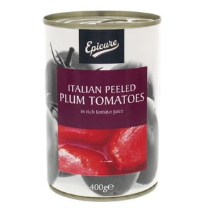 Epicure Italian Peeled Plum Tomatoes In Juice 400 g