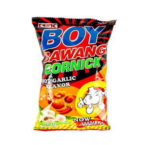 KSK Boy Bawang Hot Garlic Flavour Cornick 90 g