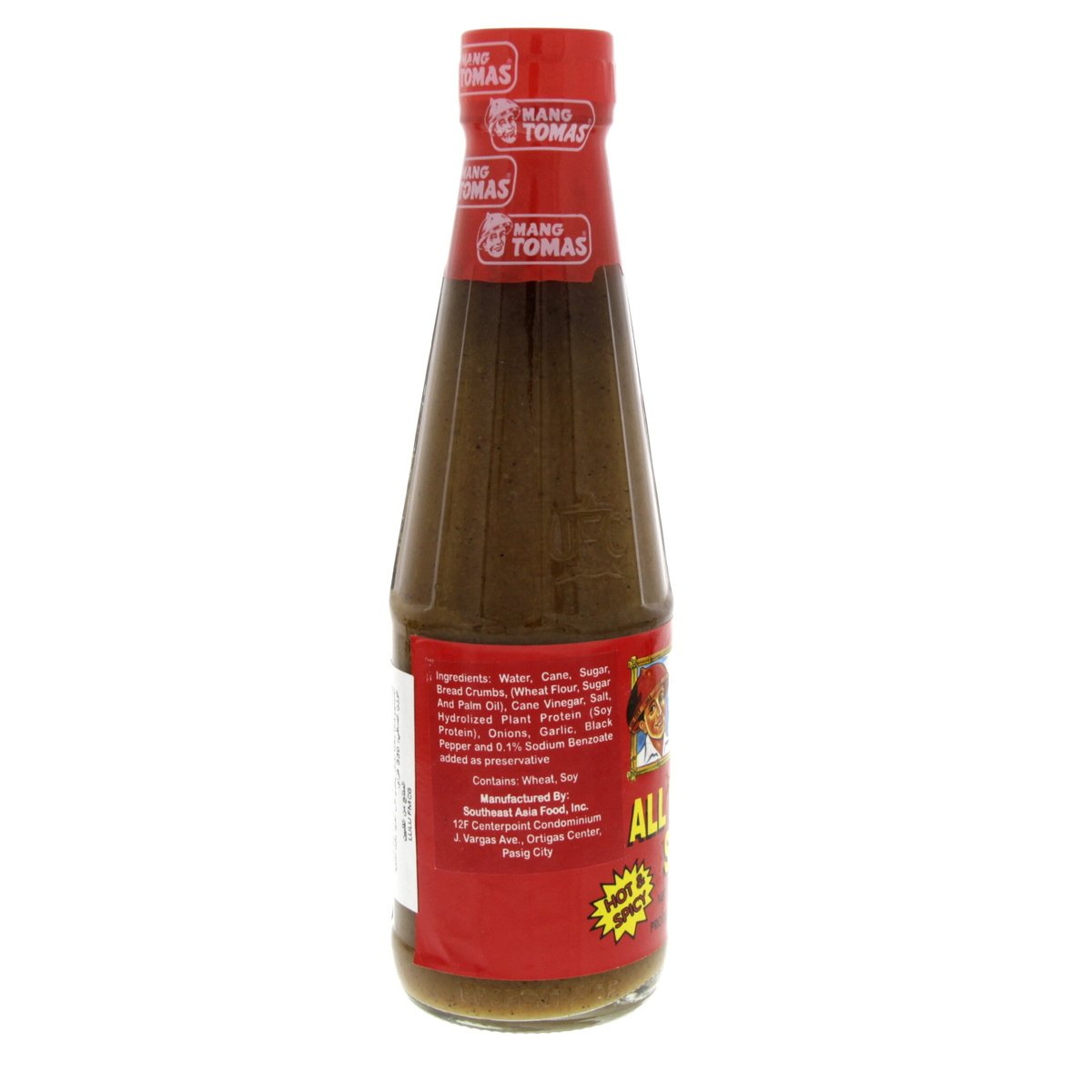 Mang Tomas Hot and Spicy All Purpose Sauce 330 g