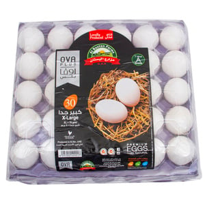 Ova White Egg Extra Large 30 pcs