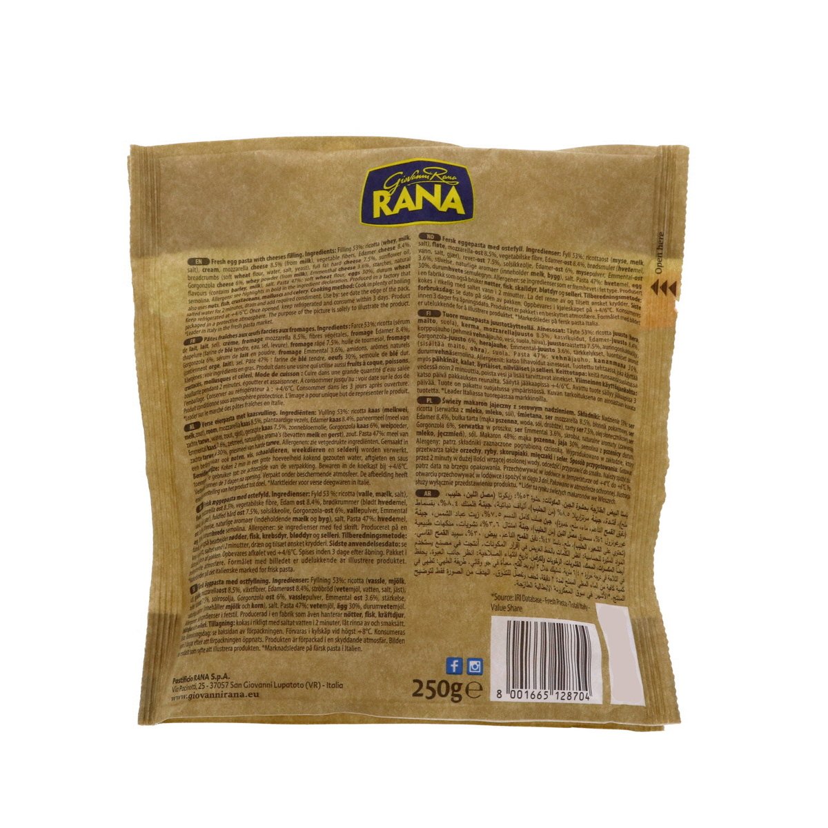 Rana Ravioli Formaggi with 4 Cheese 250 g