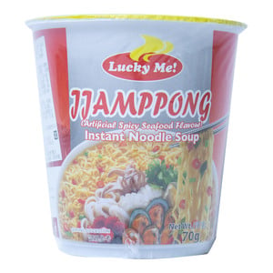 Lucky Me Jjamppong Spicy Instant Noodle Soup 70 g