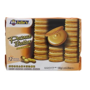 Julie's Peanut Butter Sandwich Biscuits 180 g