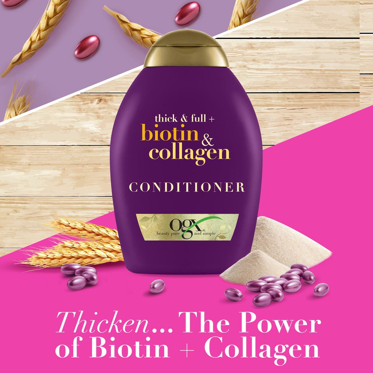 Ogx Conditioner Thick & Full + Biotin & Collagen 385 ml