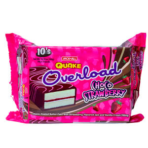 Jack N Jill Quake Overload Choco Strawberry 10 x 30 g