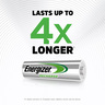 Energizer Recharge Power Plus AA Battery, 1.2 V, 4 Pcs, NH15PPBP4