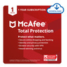 McAfee Total Protection, 5 Devices, 1 User, 1 Year Subscription