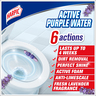 Harpic Active Purple Water Toilet Cleaner Rim Block Lavender Meadows 35 g