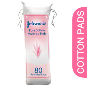 Johnson's Pure Cotton Pads 80 pcs