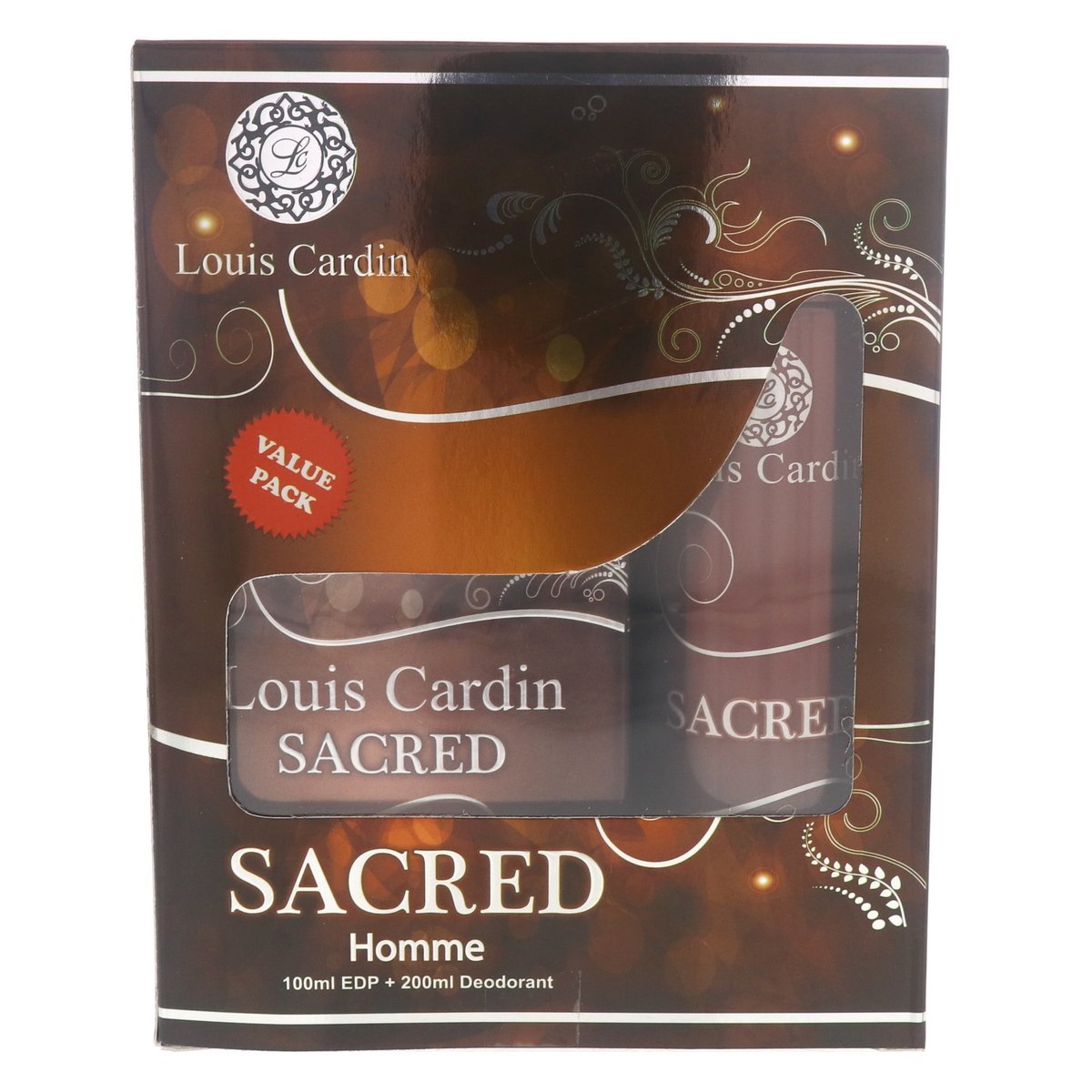 Louis Cardin  Sacred EDP 100ml + Deodorant 200ml