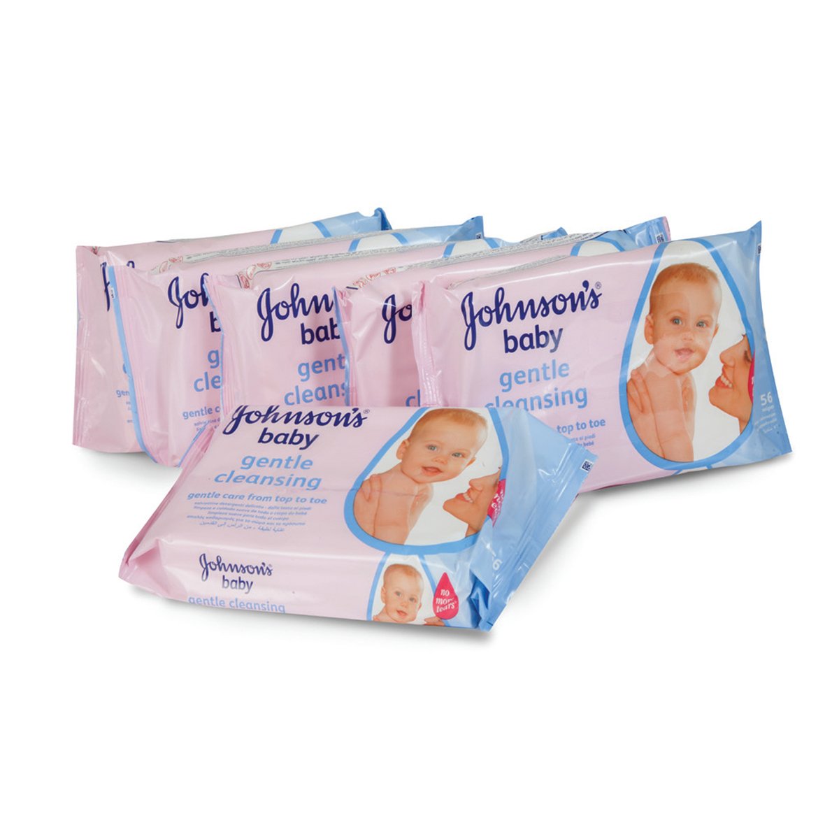 Johnson’s Baby Wipes Gentle Cleansing 56pcs 4+2