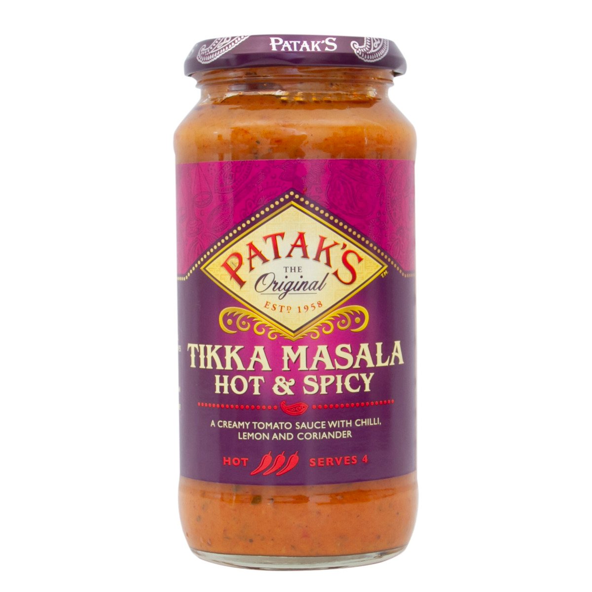 Patak's Tikka Masala Hot And Spicy 450 g