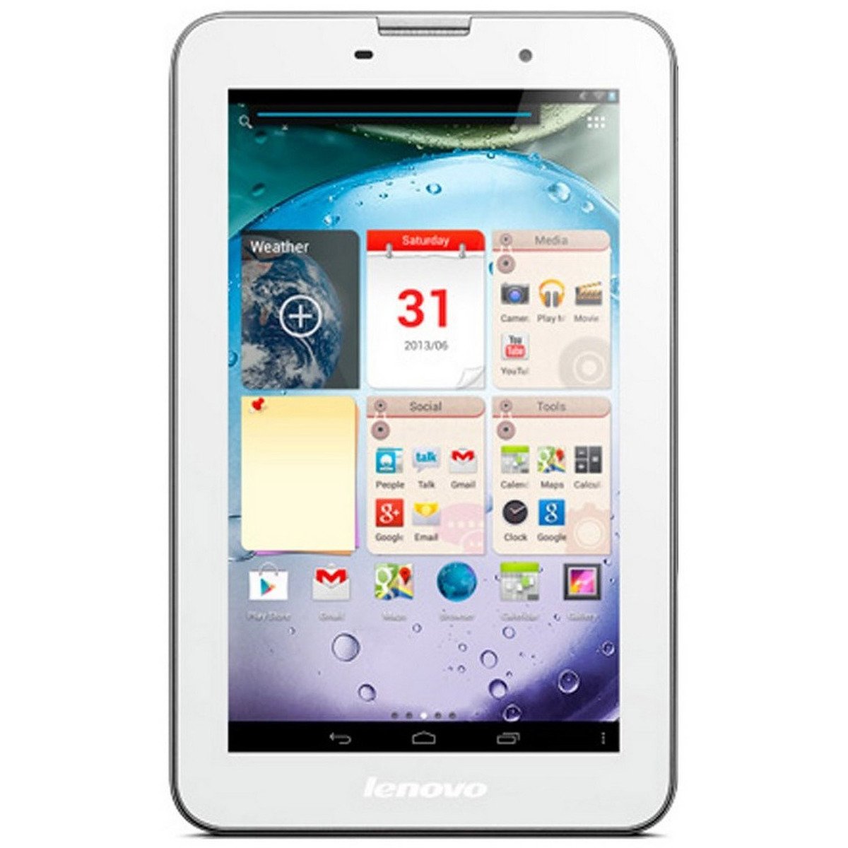 Lenovo Tablet A3500 3G 7inch 16GB White