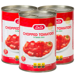 LuLu Chopped Tomatoes in Tomato Juice 3 x 400 g