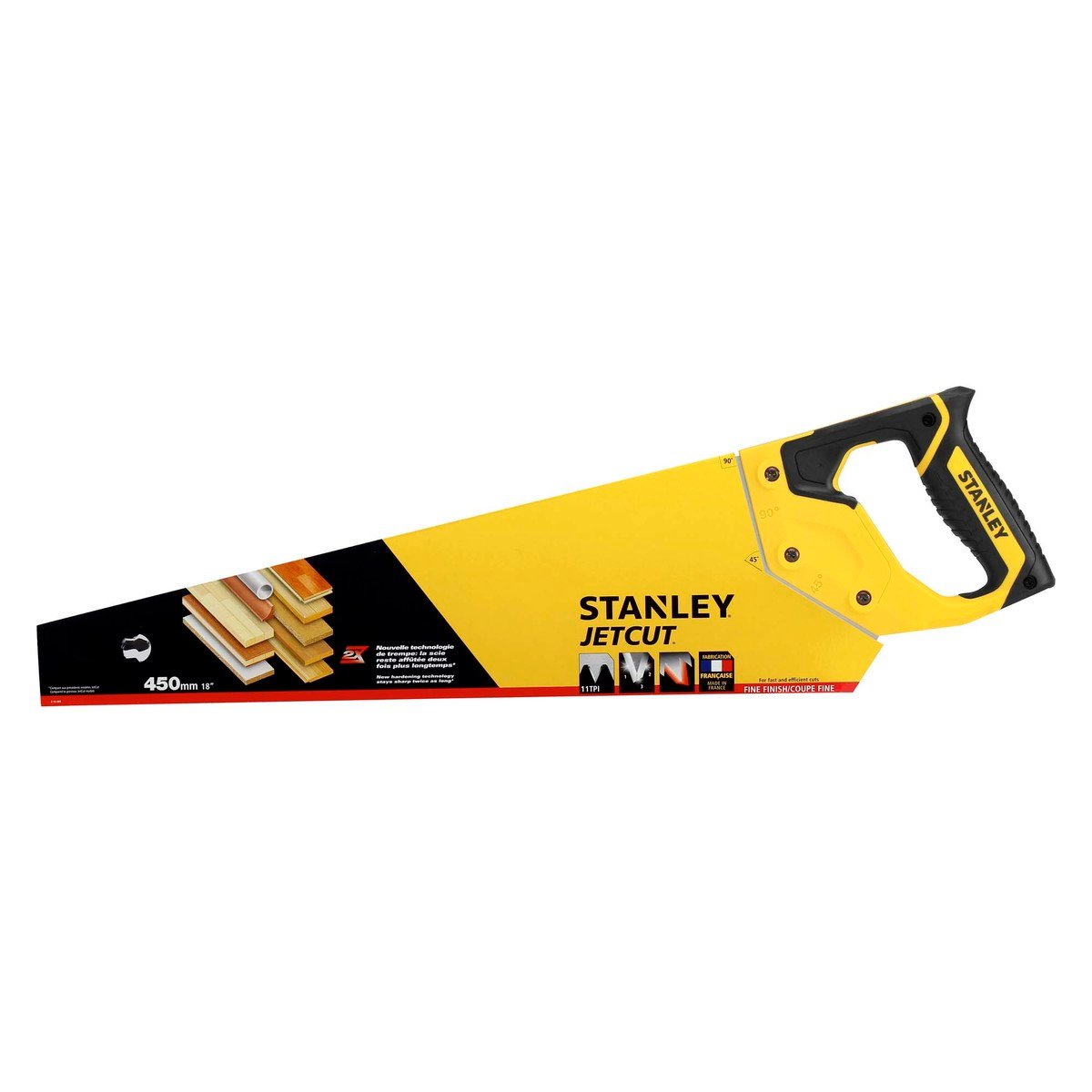 Stanley Wood Handsaw Jet Cut 2-15-595 450mm 18''