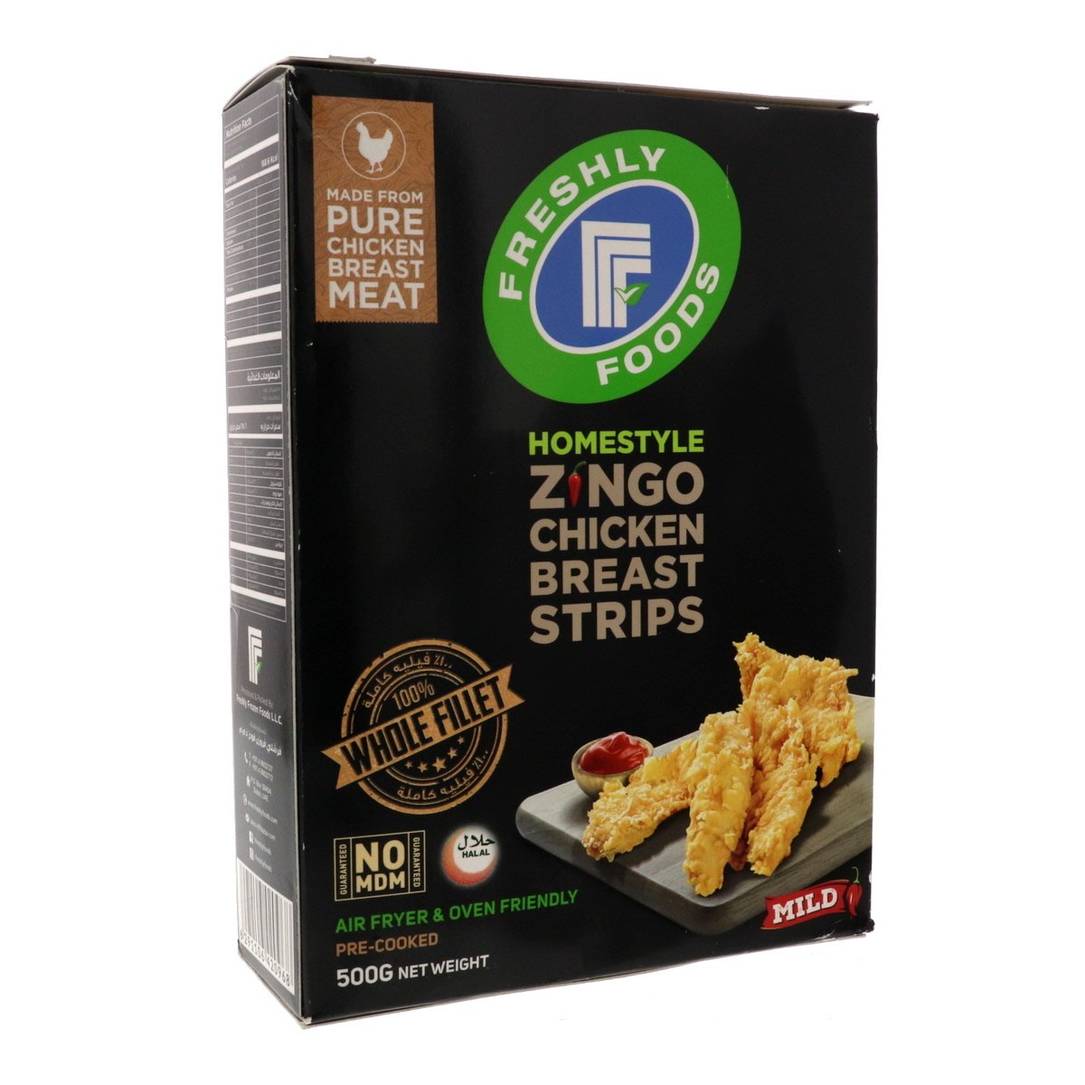 Freshly Foods Frozen Zingo Chicken Breast Strips 500 g