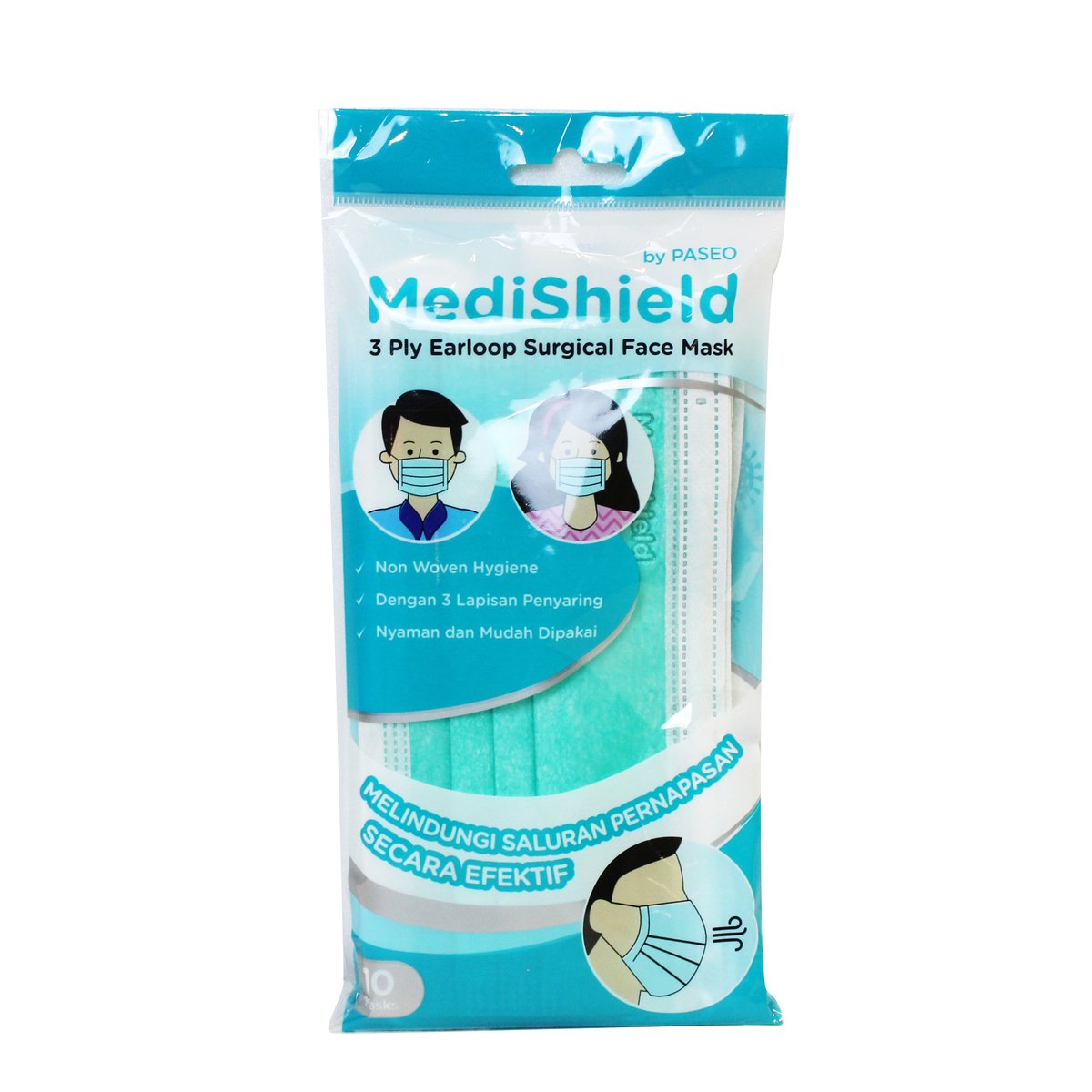 MediShield Face Mask 3 Ply 10s