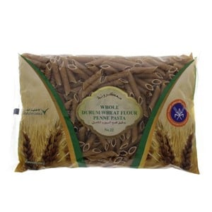 KFMBC Whole Durum Wheat Flour Penne Pasta No.22 400 g