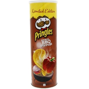 Pringles Smoked Bbq Peppers Chips 165 g