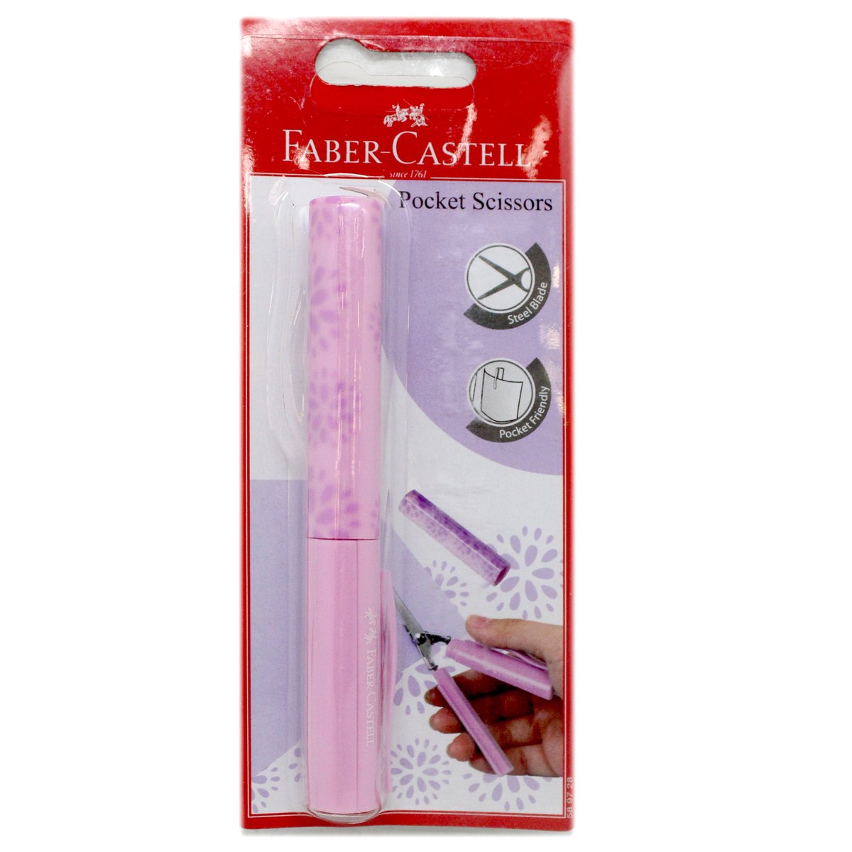 Faber-Castell Gunting Saku Pink 589728