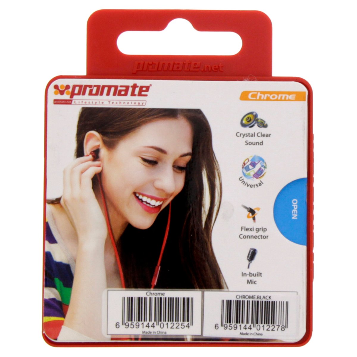 Promate Stereo Headset With Mic Chrome
