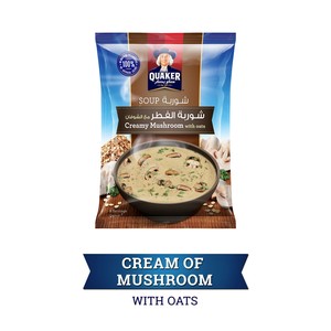 Quaker Cream of Mushroom Soup with Oats  64 g