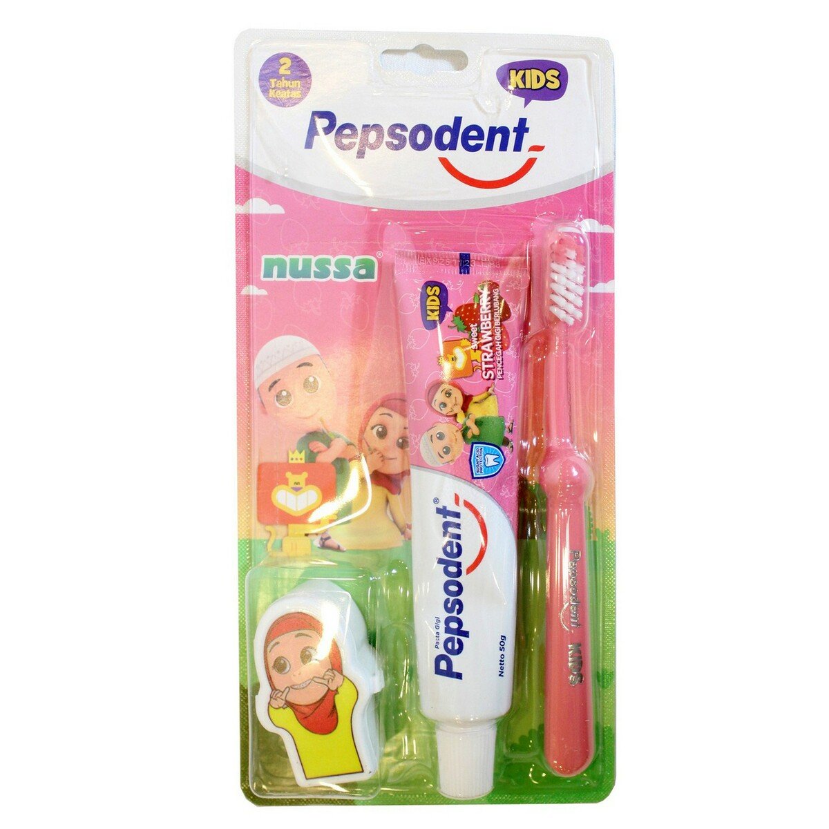 Pepsodent Kids Strawberry 50gr Pasta Gigi+1 Sikat Gigi