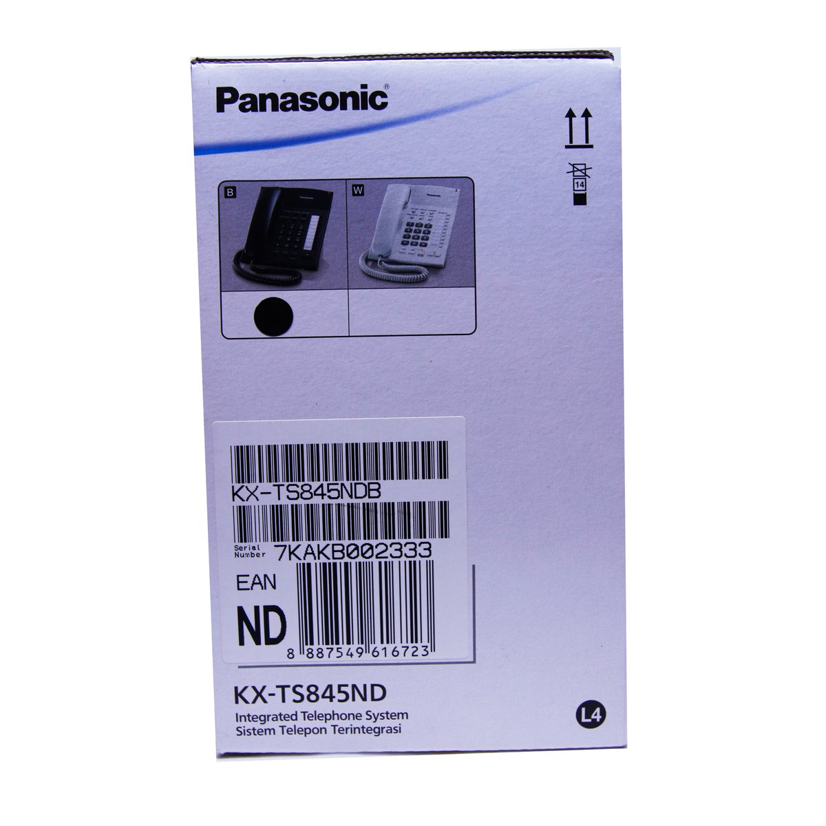 Panasonic Telepon KX-TS845NDB Hitam