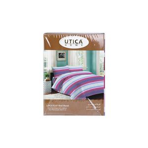 Utica Home  Bed Sheet King  3pc 240x260cm