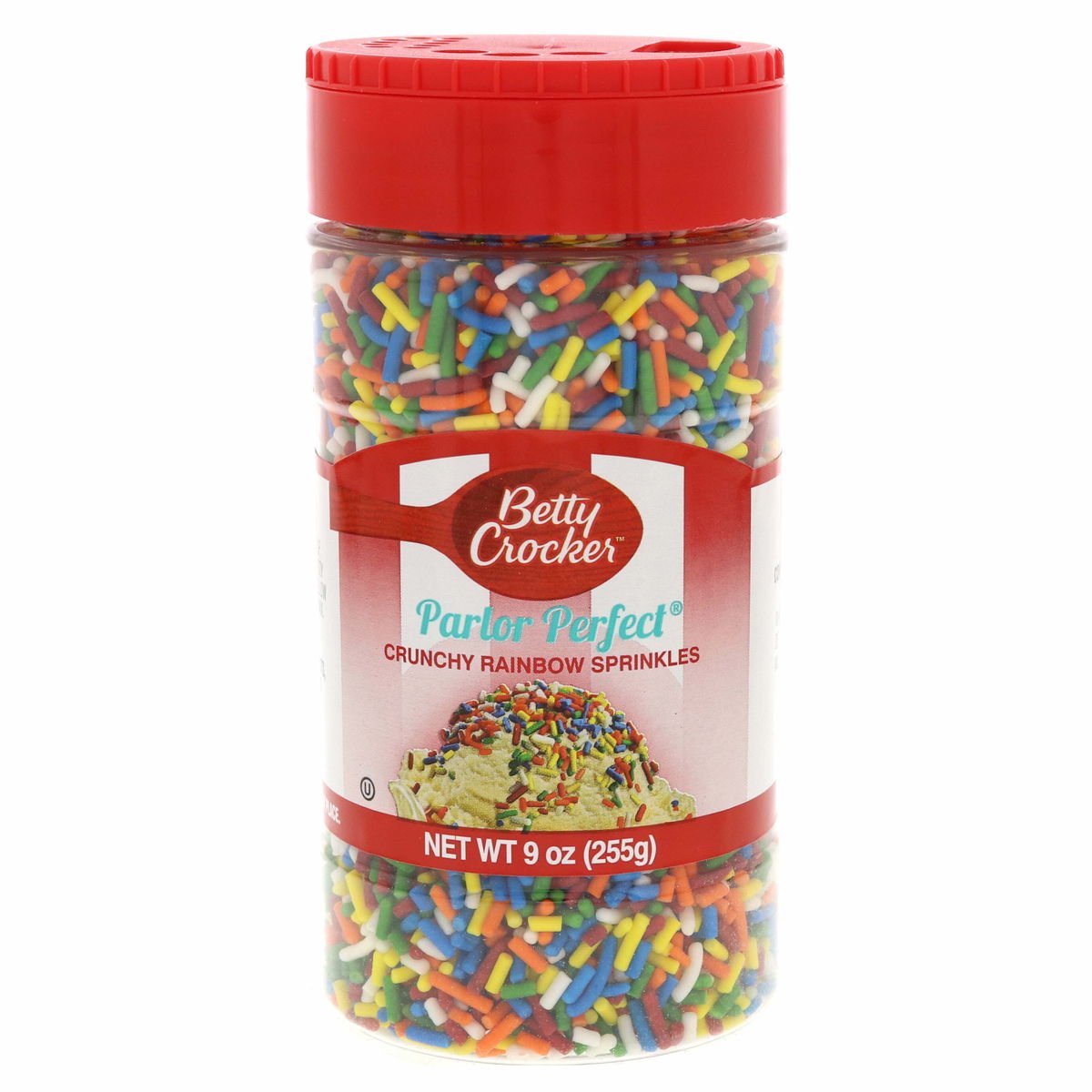 Betty Crocker Parlor Perfect Crunchy Rainbow Sprinkles 255 g