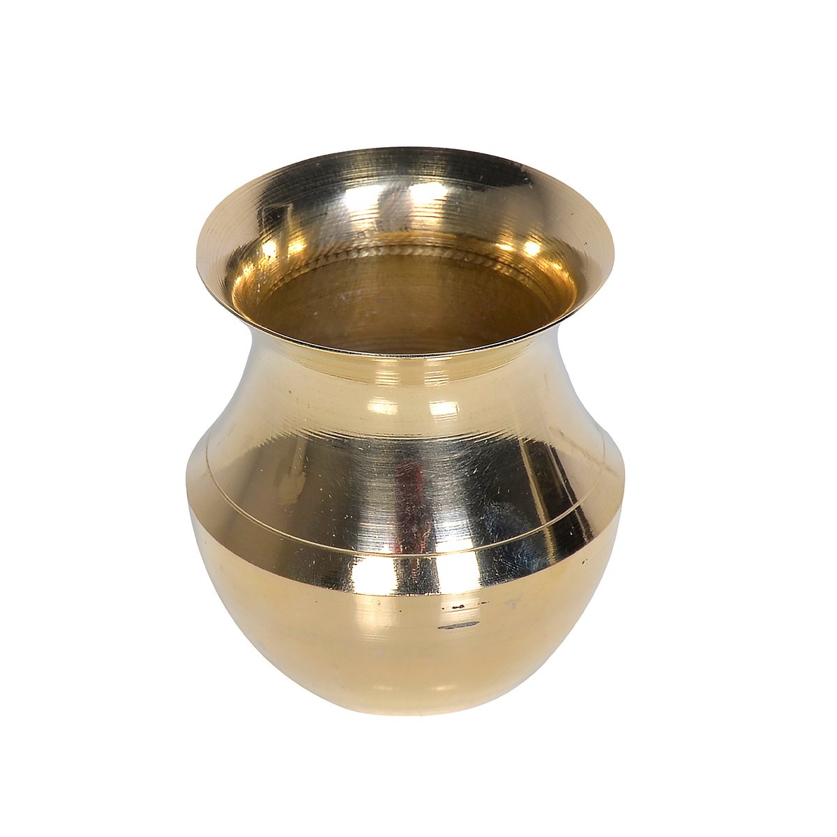 Silver Line Traditional Brass Parsi Loti Big