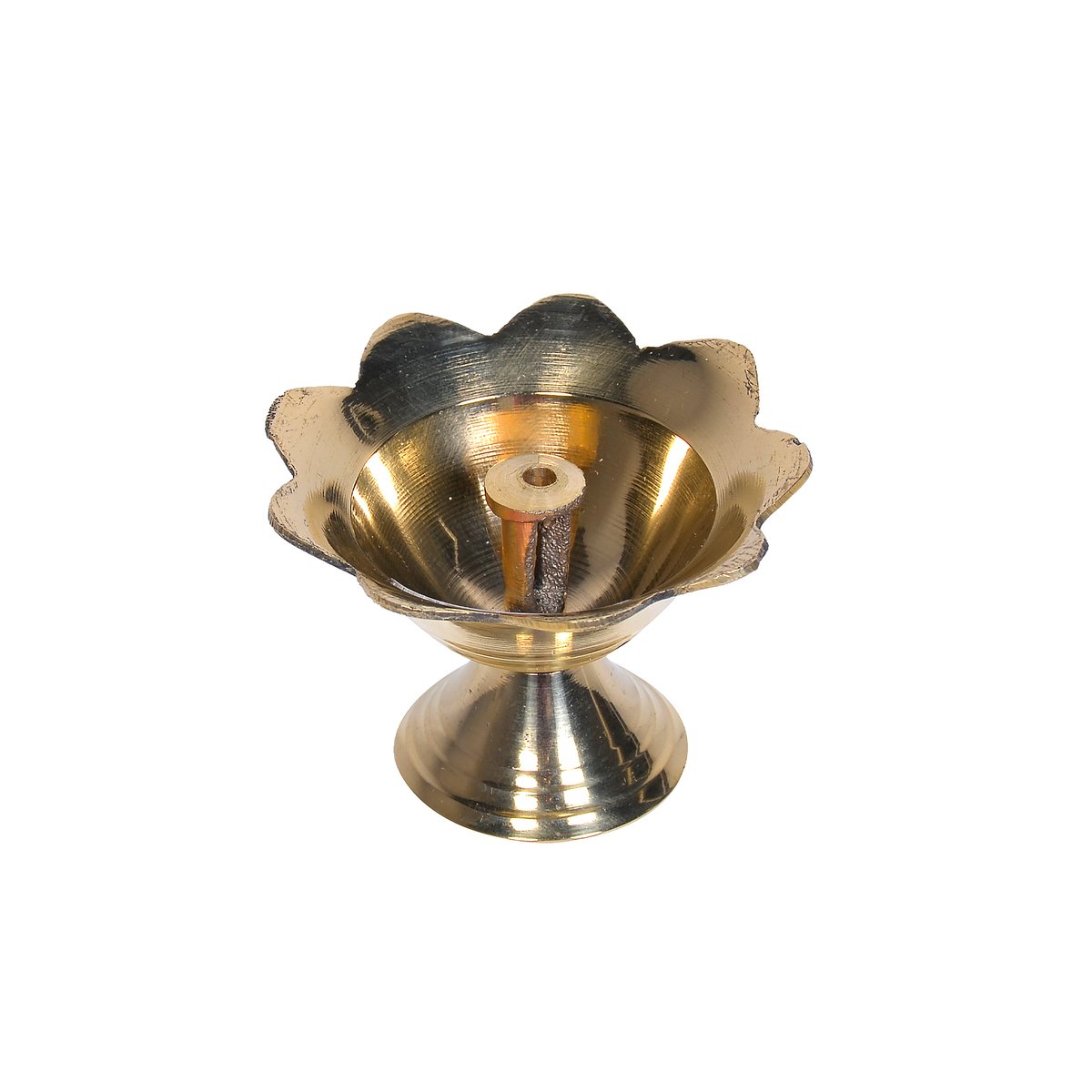 Silver Line Brass Diya Deep Stand