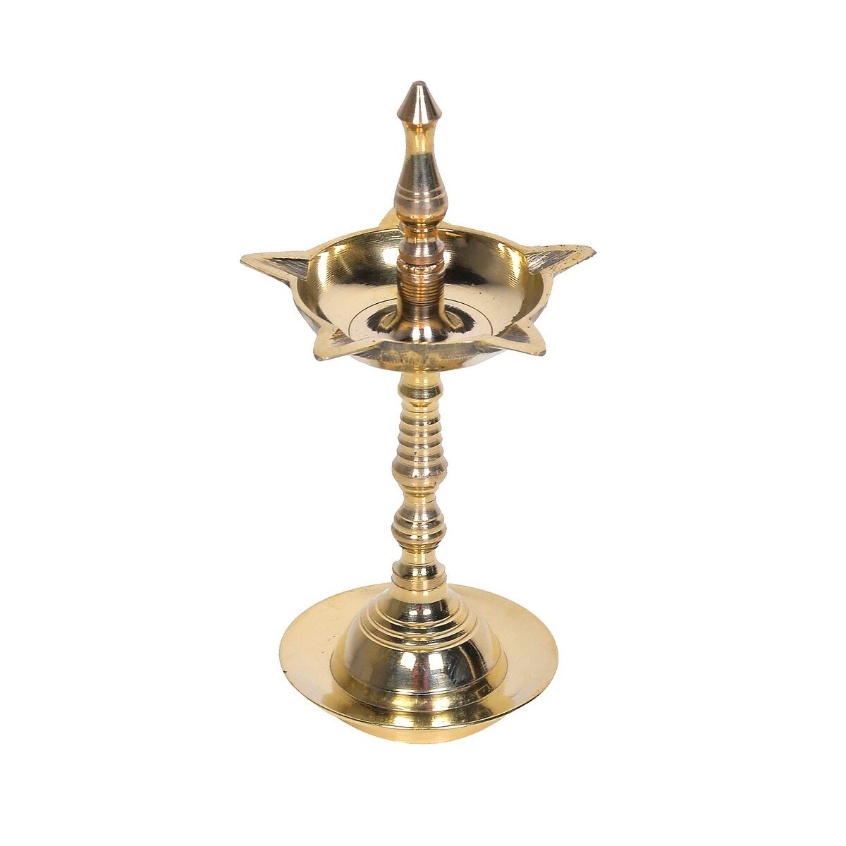 Silver Line Brass Asha Deep, Traditional Kerala Nilavilakku Small