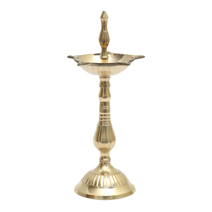 Silver Line Brass Asha Deep, Traditional Kerala Nilavilakku Medium