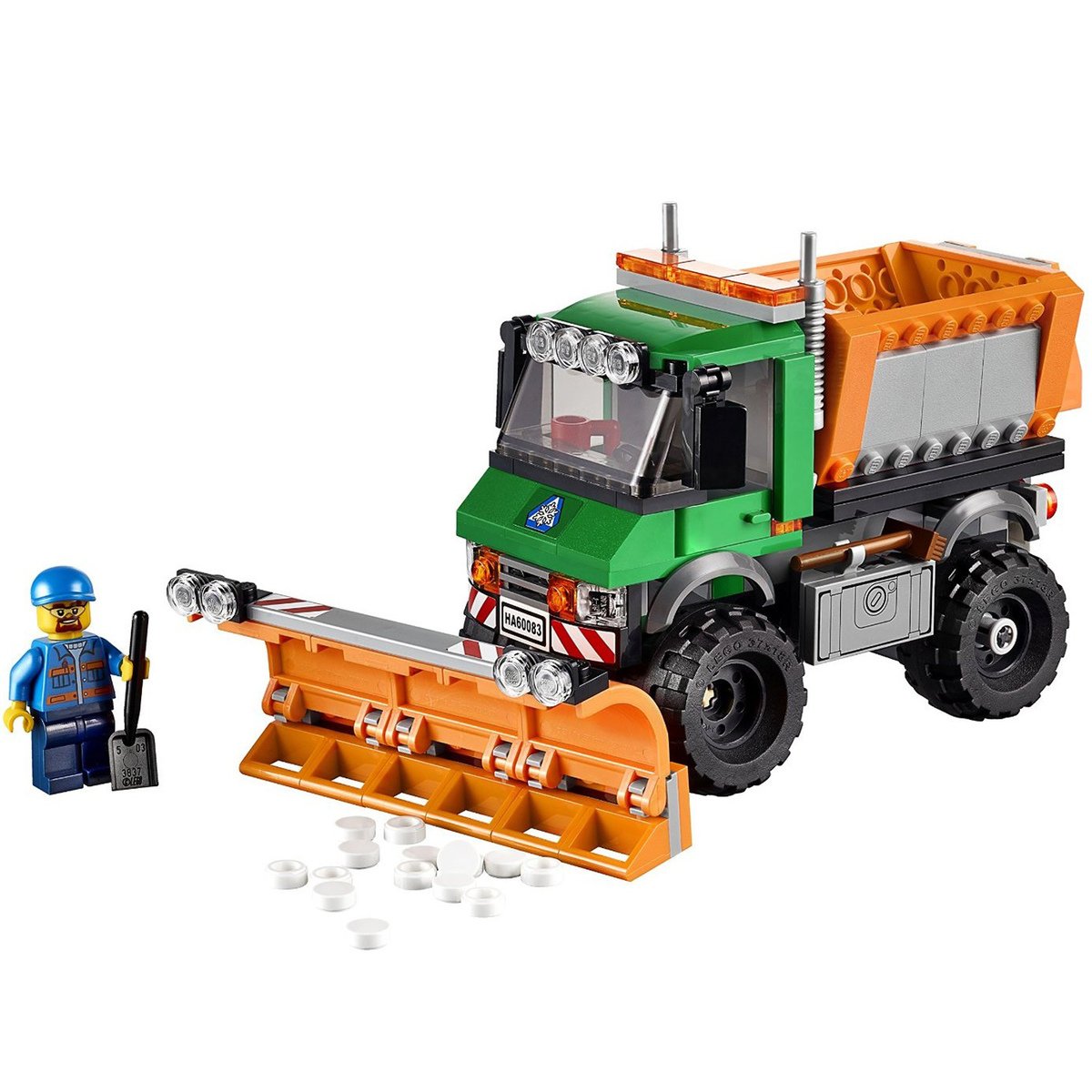 Lego City Great Vehicles Snowplow Truck 60083