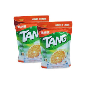 Tang Orange Instant Powdered Drink Pouch Value Pack 2 x 1 kg