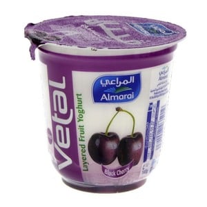 Almarai Vetal Layered Fruit Yoghurt Black Cherry 140 g