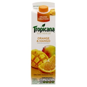 Tropicana 100% Pure Squeezed Orange And Mango Juice 850 ml