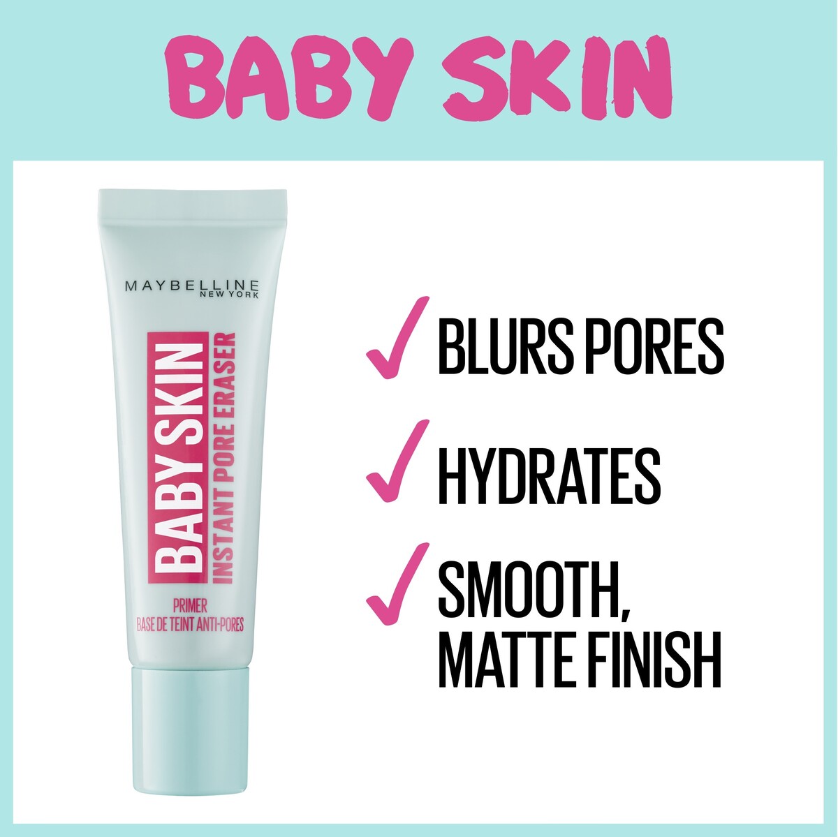 Maybelline New York Baby Skin Instant Pore Eraser Foundation Primer 22ml