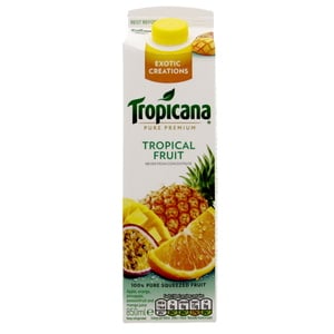 Tropicana 100% Pure Squeezed Tropical Fruit Juice 850 ml