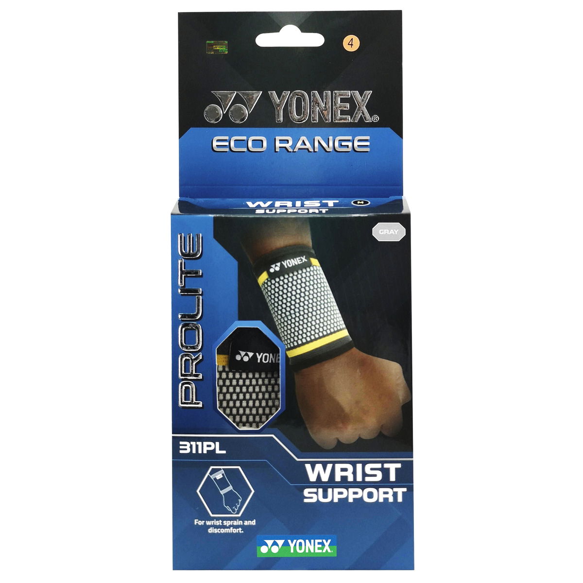 Yonex Wrist Support 311PL Bk/Grey