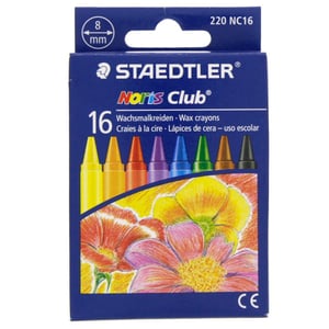 Staedtler Noris Club Wax Crayons 220NC16 16 Piece