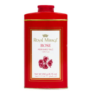 Royal Mirage Perfumed Talc Rose 250 g