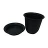 Felton Round Flower Pot With Saucer 14cm2459