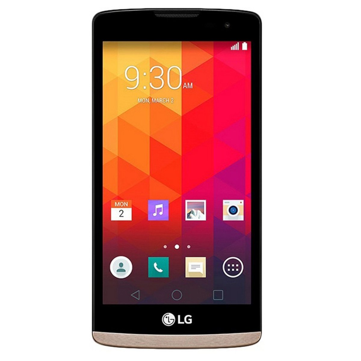 LG  Leon H324T Black Gold