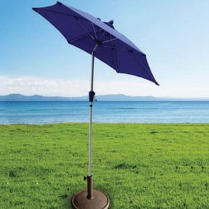 Umbrella With Base 2.2mtr 1110 Assorted
