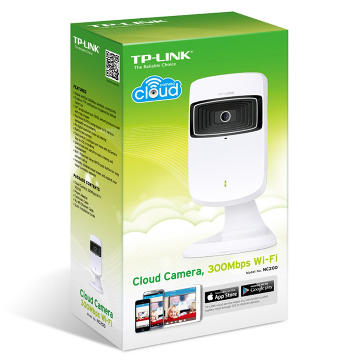 TP-Link Cloud Camera 300Mbps Wi-Fi Extender NC200