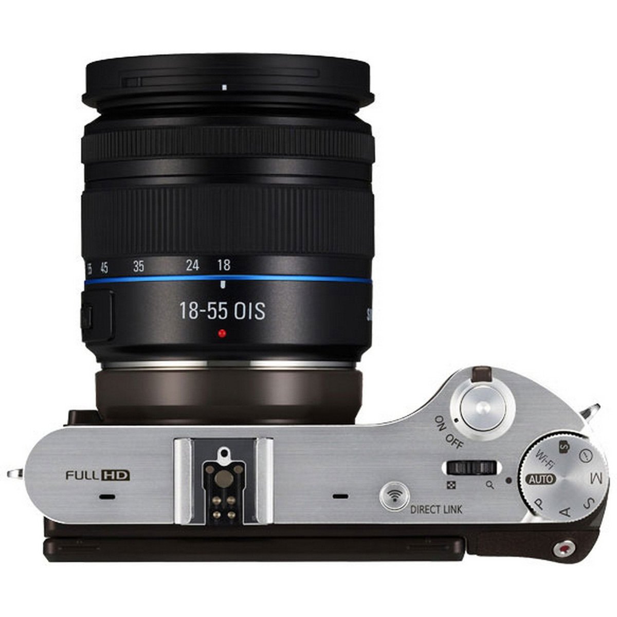 Samsung SLR Camera NX300 18-55mm + 50-200mm Brown