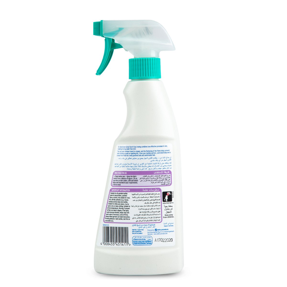 Easy on Ironing Spray Starch Effective Heavy Duty Spray Starch for