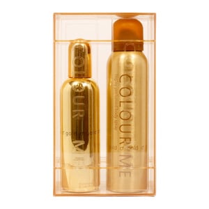 Colour Me EDT Gold For Men 90 ml + Perfumed Body Spray 150 ml